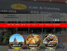Tablet Screenshot of capitalviewcafe.com